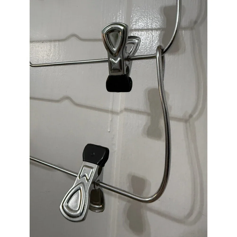 Multi-Tier Metal Skirt & Pants Hanger Organizer